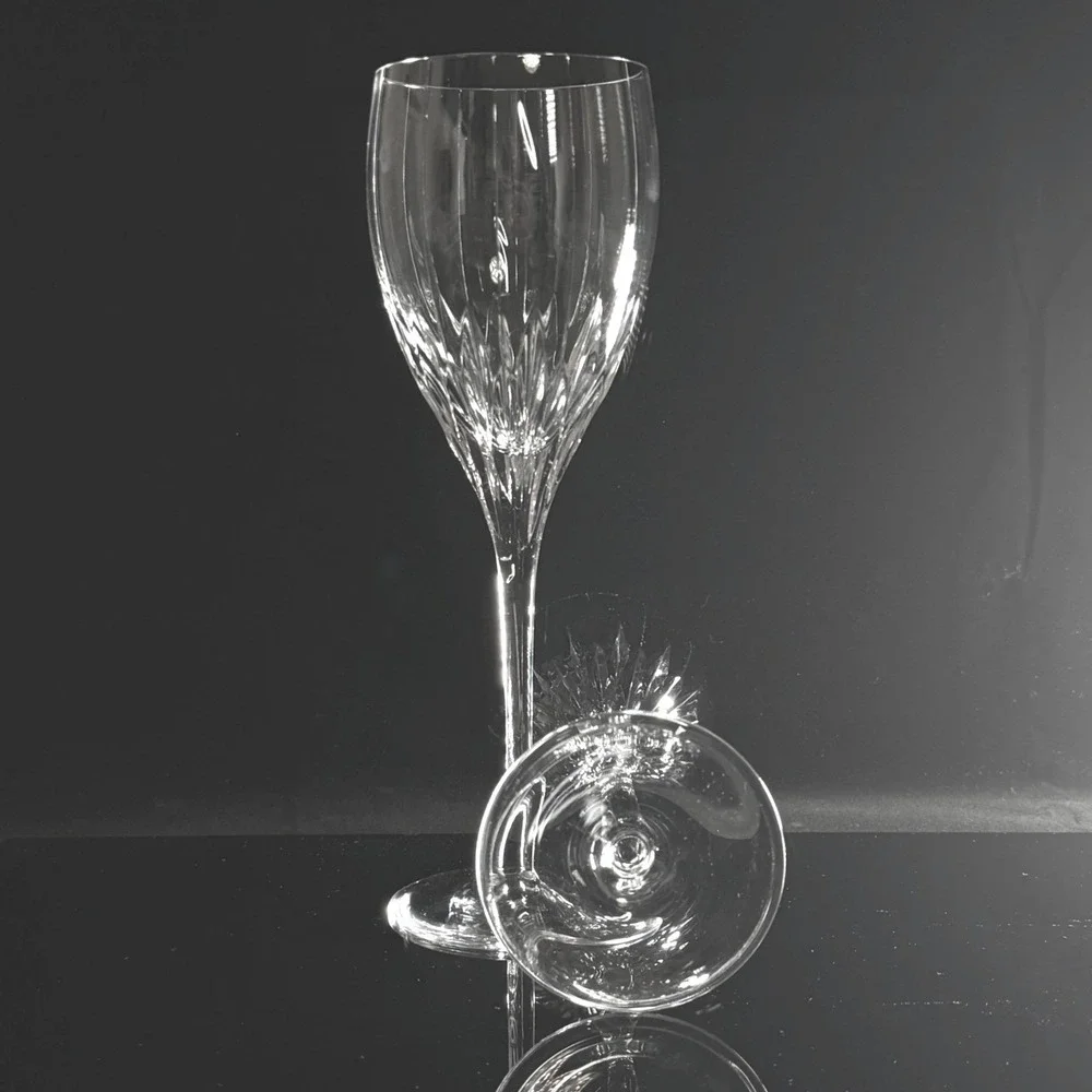Mikasa Phoenix Crystal Wine Glasses Set of 2‎ 9
